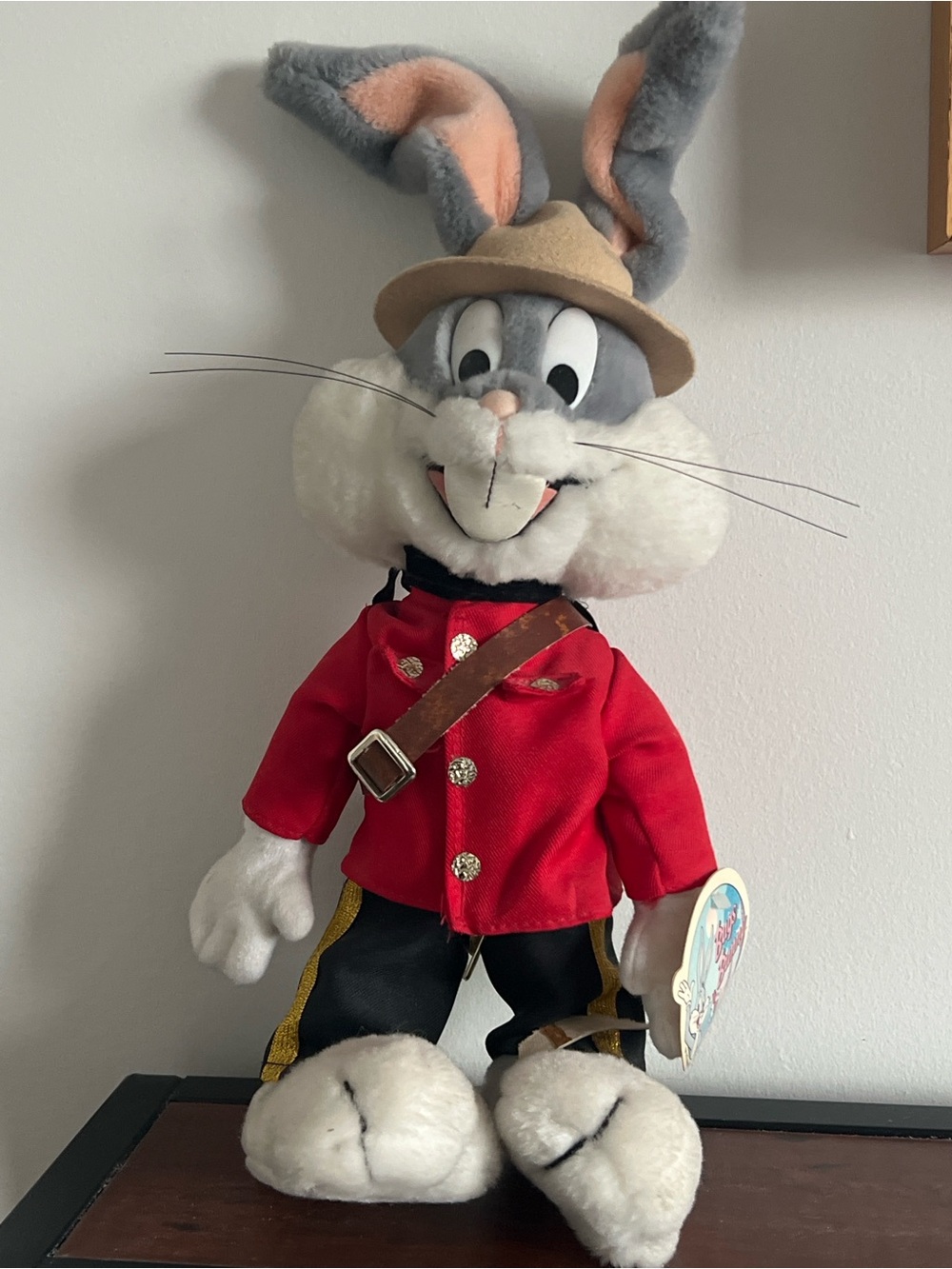 Bugs Bunny Plush in Mountie Uniform